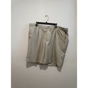 Haggar Cool 18 Pro Performance Golf Khaki Shorts Size 44